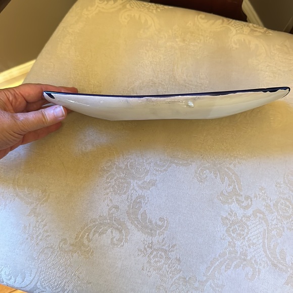 Beautiful Tonala, Mexico platter, dish, handmade and hand painted - Picture 5 of 10